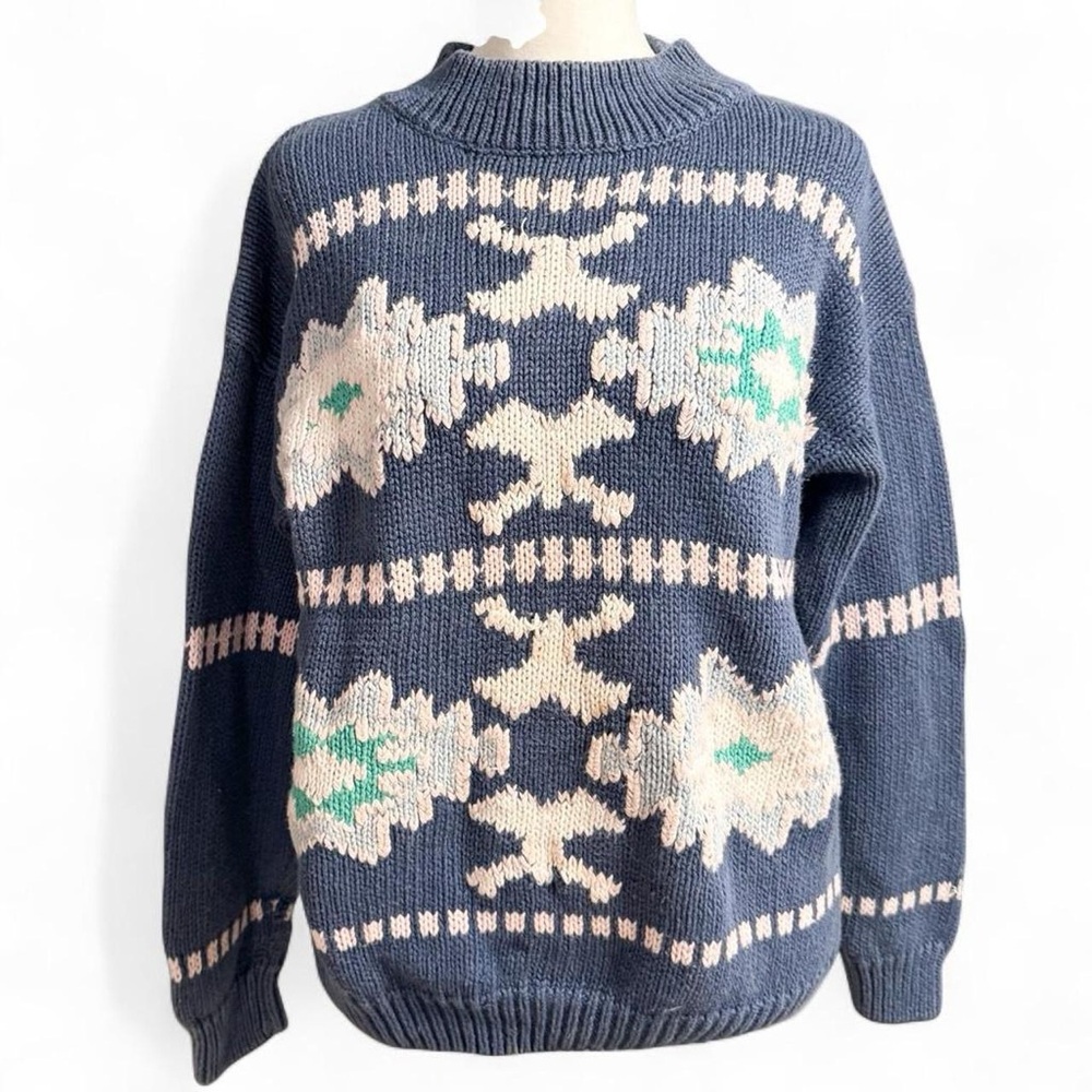 Vintage Nuovo Southwestern Knit Sweater Medium